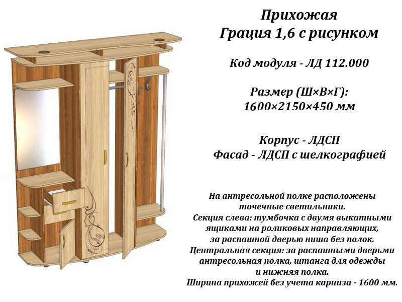 Инструкция по сборке прихожей елена